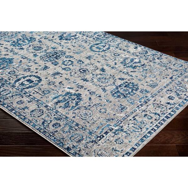 Artistic Weavers Aryanna Traditional Floral Area Rug 7'10 x 10'3 Denim Artistic Weavers Aryanna Traditional Floral Area Rug 7'10 x 10'3 Denim