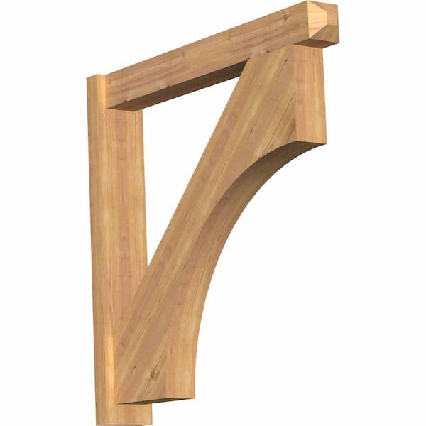 Ekena Millwork 6 in. x 36 in. x 36 in. Westlake Craftsman Smooth Western Red Cedar Outlooker