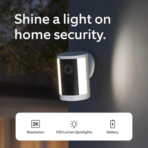 Ring Spotlight Cam 2K, Battery - Security Camera, Retinal 2K Video