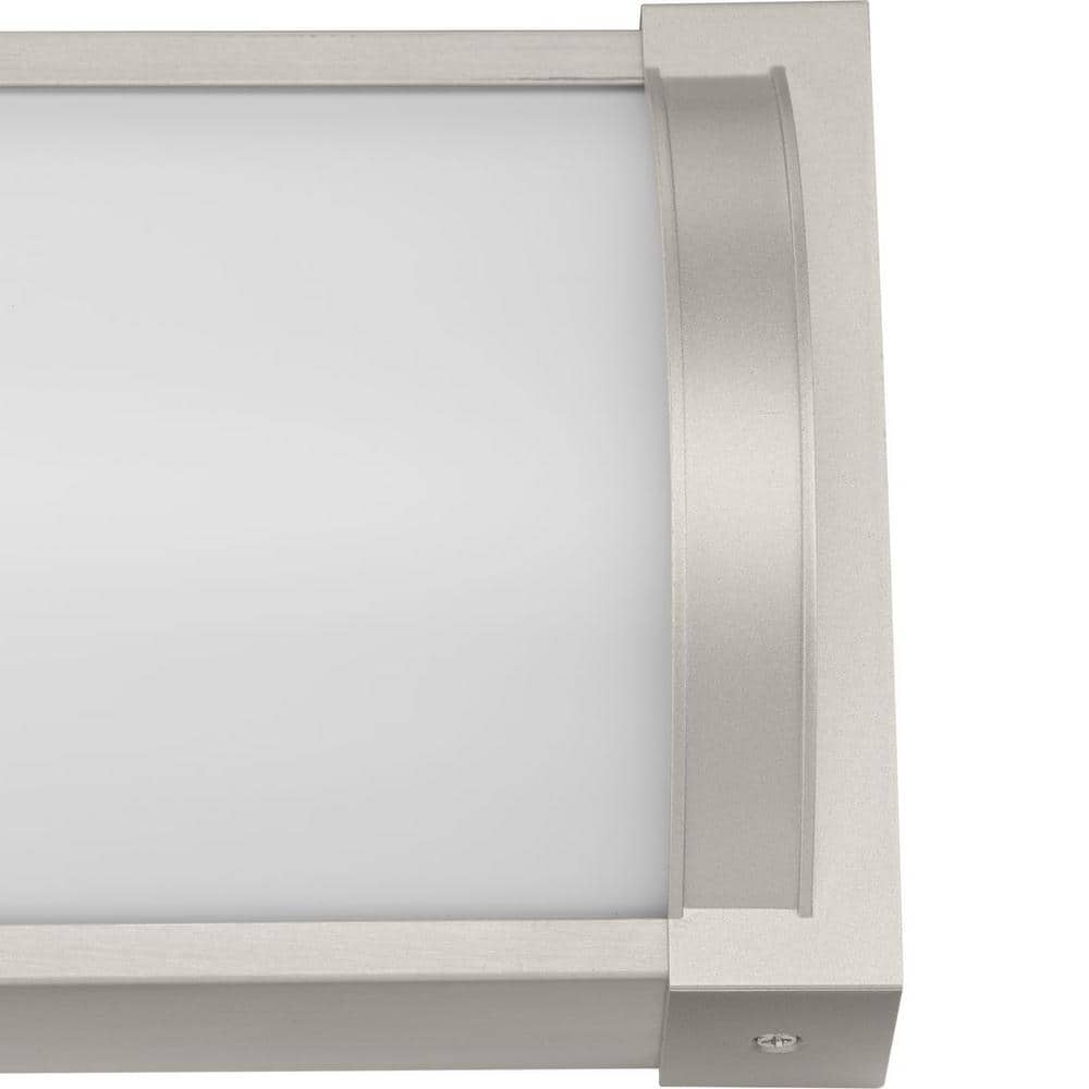 Barril 24" Brushed Nickel LED Linear Vanity Light with Acrylic Shade
