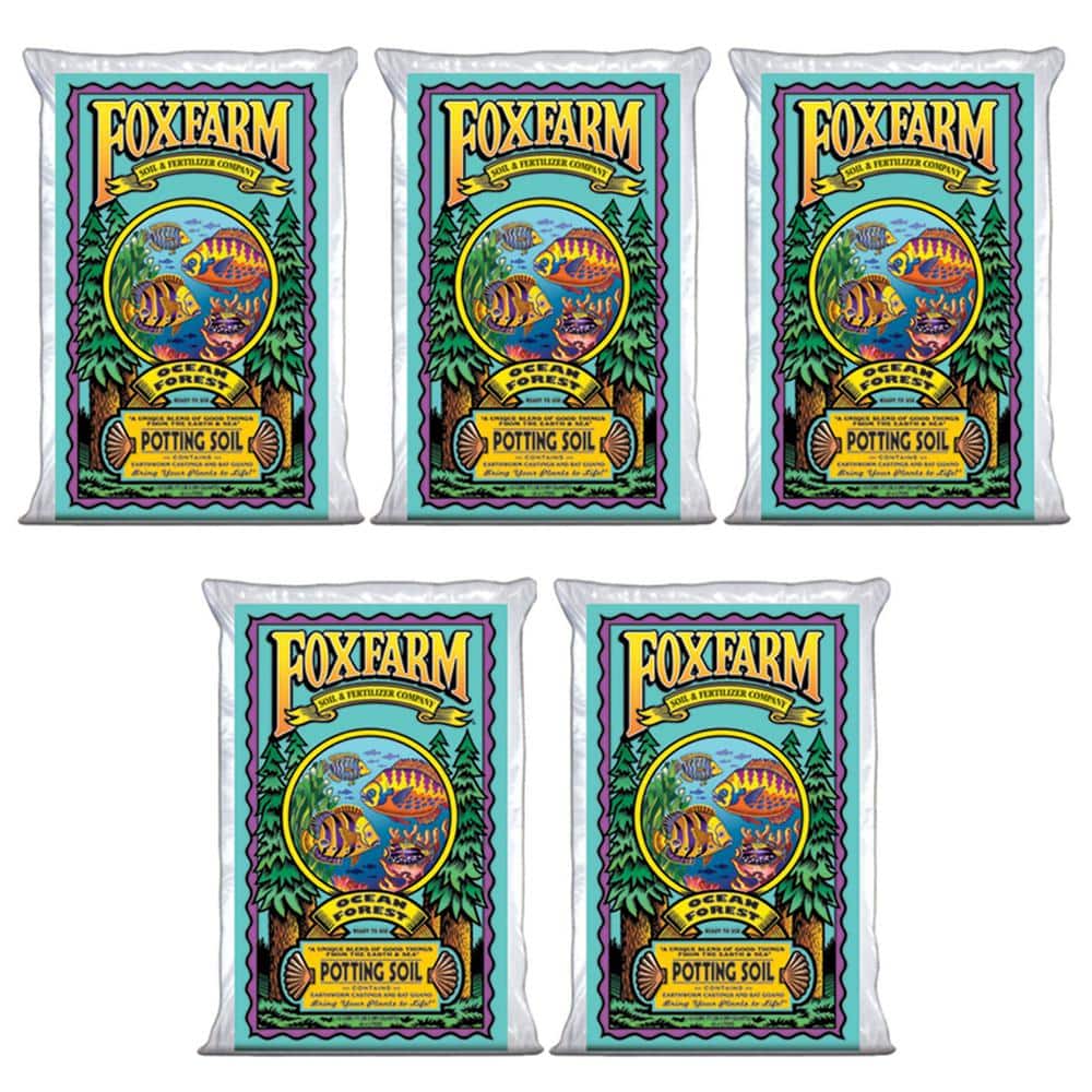 FoxFarm 40 lbs. Ocean Forest Plant Garden Potting Soil Mix 6.3 pH to 6.8 pH (5-Pack) price history on PriceWatchPro