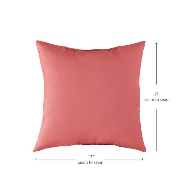 Coral colored 2025 outdoor pillows