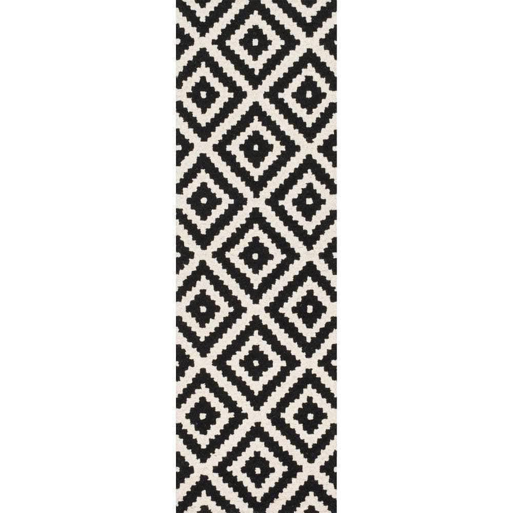 Kellee Contemporary Black 2 ft. 6 in. x 6 ft. Indoor Runner Rug price history on PriceWatchPro