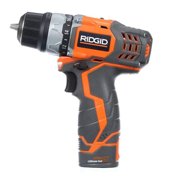 RIDGID Fuego 12-Volt 3/8 in. Cordless Hyper Lithium-Ion 2-Speed