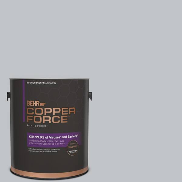 COPPER FORCE 1 gal. #N510-2 Galactic Tint Eggshell Enamel Virucidal and Antibacterial Interior Paint & Primer