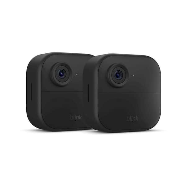 Blink Outdoor 4 (4th Gen) Wireless Outdoor Smart Home Security Camera System with 2 Cameras, up to 2-Year Battery Life (Black)