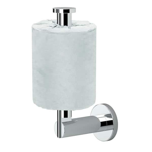Channel Single Post Toilet Paper Holder in Chrome
