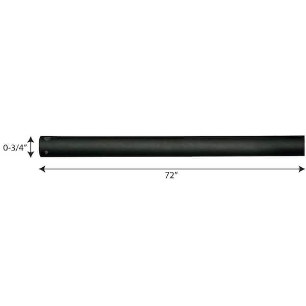AirPro 72 in. Forged Black Extension Downrod AirPro 72 in. Forged Black Extension Downrod