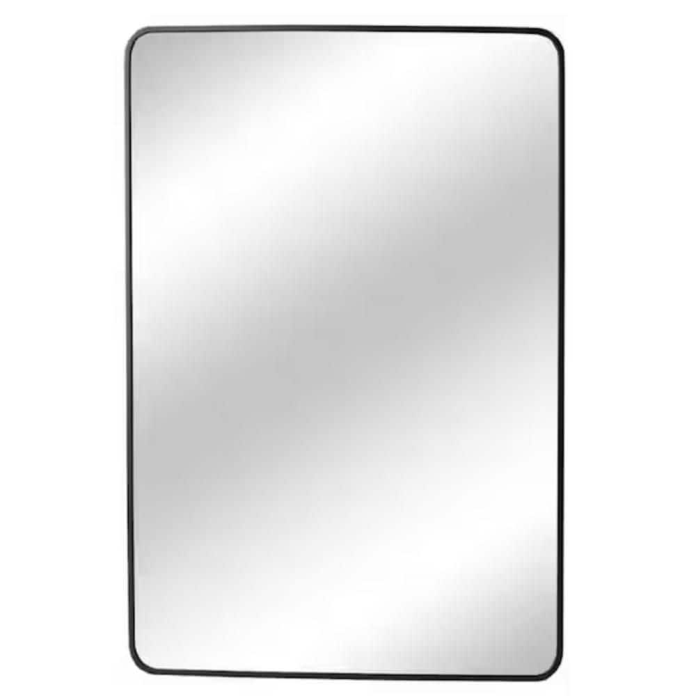 24 in. W x 36 in. H Rectangular Framed Wall Bathroom Vanity Mirror in Silver price history on PriceWatchPro