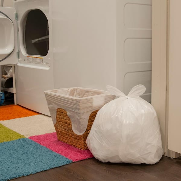 Glad Trash & Food Storage Medium Kitchen Drawstring Trash Bags 8