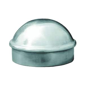 1-5/8 in. Galvanized Aluminum Plain Dome Post Cap