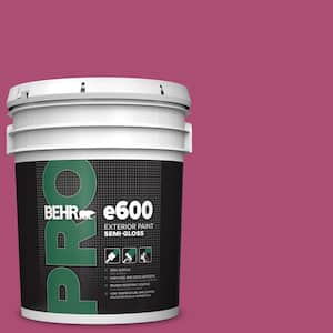 5 gal. #100B-7 Hot Pink Semi-Gloss Exterior Paint