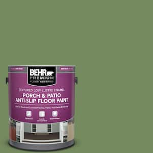 1 gal. #M380-6 Fern Canopy Textured Low-Lustre Enamel Interior/Exterior Porch and Patio Anti-Slip Floor Paint