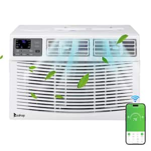 14,000 BTU 115V Window Air Conditioner Cools 700 Sq. Ft. with Remote Control in White