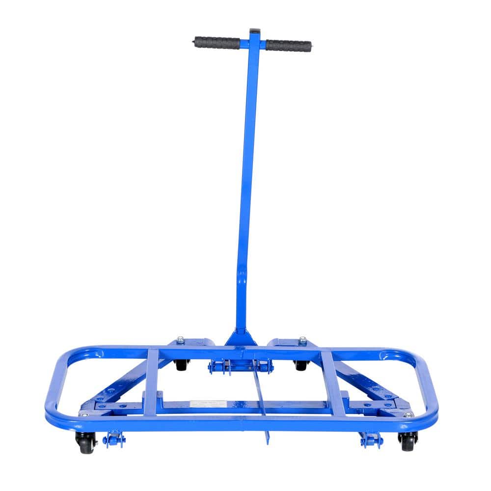 Blue Steel Desk Mover with Removable Handle