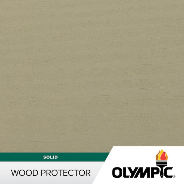 Olympic Wood Protector 1 gal. SC-1071 Sandstone Exterior Solid Stain Plus Sealer in One