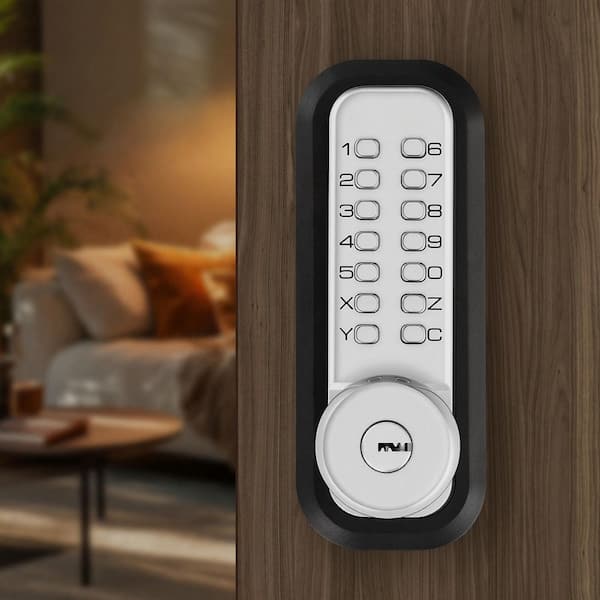 うぃーどる VEVOR Mechanical Keyless Entry Door Lock, 4-7 Digits Code, 2.0