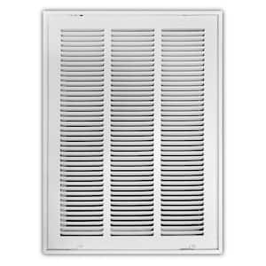 14 in. x 20 in. Steel Return Air Filter Grille in White