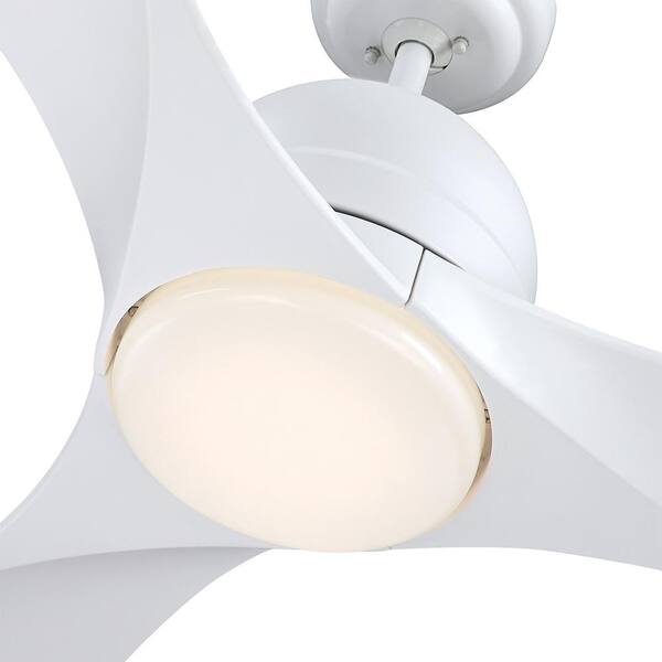 matrix decor 54 in. LED Indoor White Ceiling Fan with Remote 