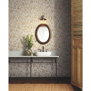 Menagerie Toile Unpasted Wallpaper (Covers 60.75 sq. ft.)