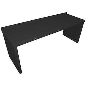 Classic Series 55 in. x 18 in. Matte Black Powder Coated Painted Steel Cellar Door Extension for SZ CGPC5