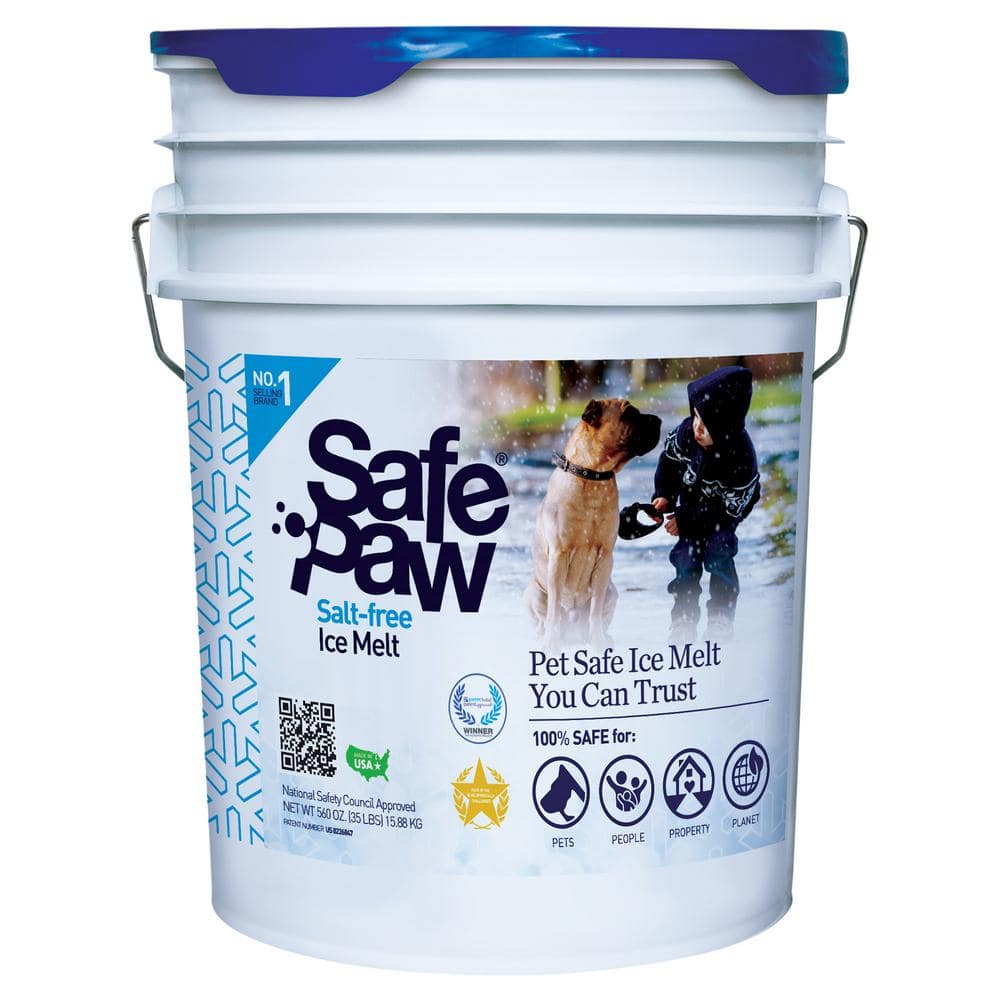 Safe Paw 35 lb. Coated NonSalt Ice Melt 41035 The Home Depot