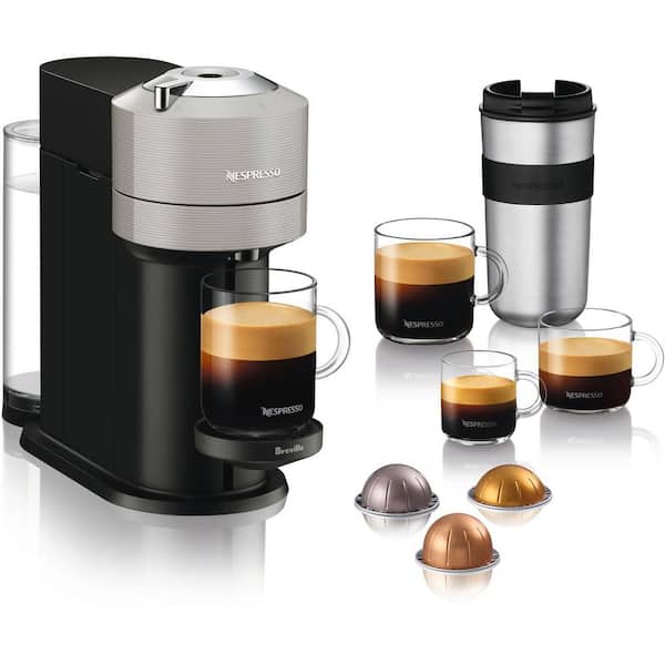 Breville 1 Cup Vertuo Next Coffee and Espresso Machine in Light