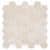 Latte Hexagon Marble Honeycomb Mosaic Tile Sheet