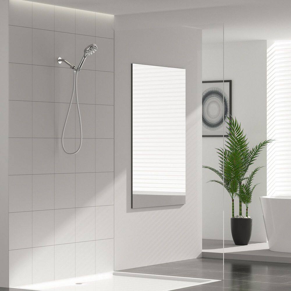 Chrome 8-Spray Wall Mounted Handheld Shower Head