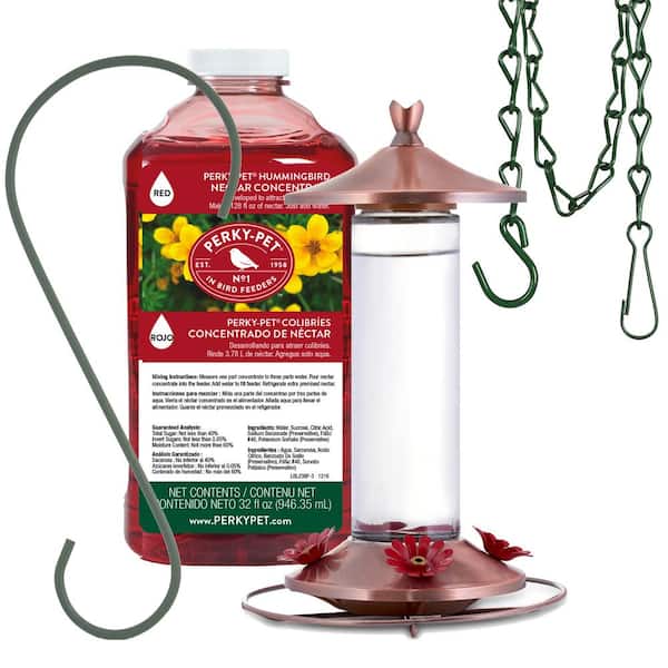 Perky-Pet Elegant Copper Hummingbird Feeder Kit
