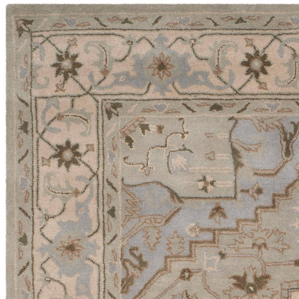 Handmade Heritage Gray Wool 9' x 12' Tufted Area Rug