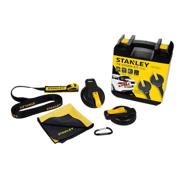 Stanley Universal Ratchet Tie Down Suction Cup Cargo Kit/400 lbs. Load Limit