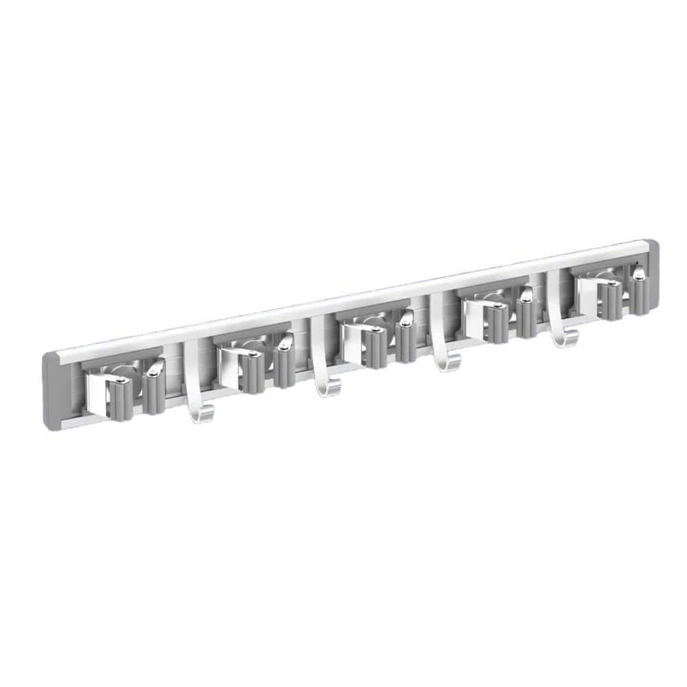Metal Wall Mounted Shed Rack Shed Hook Garage Storage Rack Garden Tool Organizer, Silver price history on PriceWatchPro
