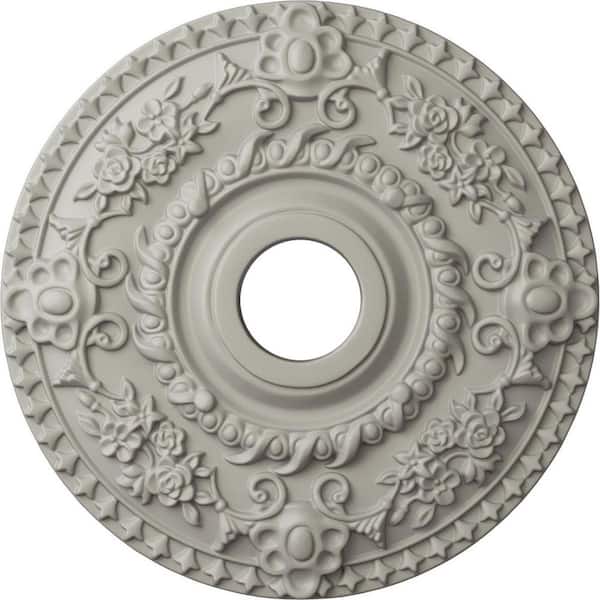 Ekena Millwork 1-1/2 in. x 18 in. x 18 in. Polyurethane Rose Ceiling Medallion Moulding