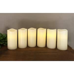 4 in. Ivory Flameless Candle (Set of 6)
