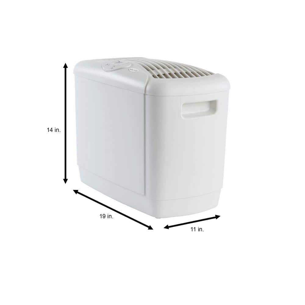 Gray 3-Gallon Digital Mini Console Humidifier with Automatic Shutoff