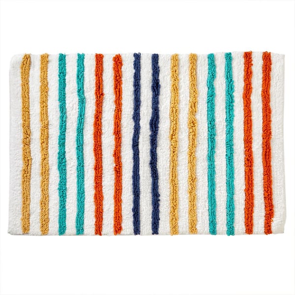 SKL Home Multi-Colored Cotton Rectangular 20 in. x 30 in. Subtle Stripe Rug