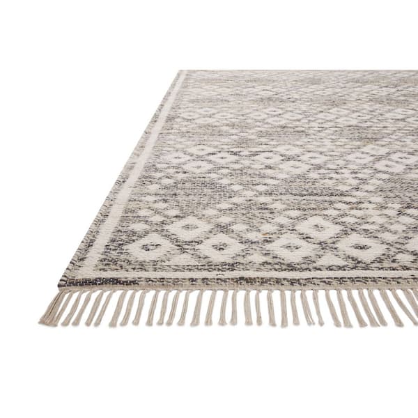 Angela Rose Rivers 1 ft. 6 in. x 1 ft. 6 in. Denim / Ivory Traditional Sample Rug