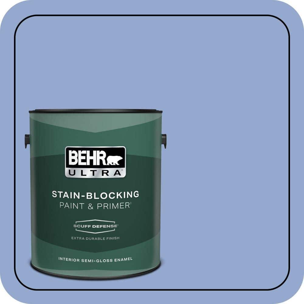 1 gal. #M540-4 Hopeful Dream Extra Durable Semi-Gloss Enamel Interior Paint & Primer price history on PriceWatchPro