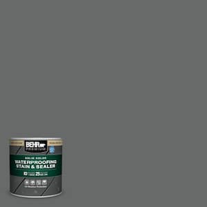 8 oz. #PPU26-02 Imperial Gray Solid Color Waterproofing Exterior Wood Stain and Sealer Sample