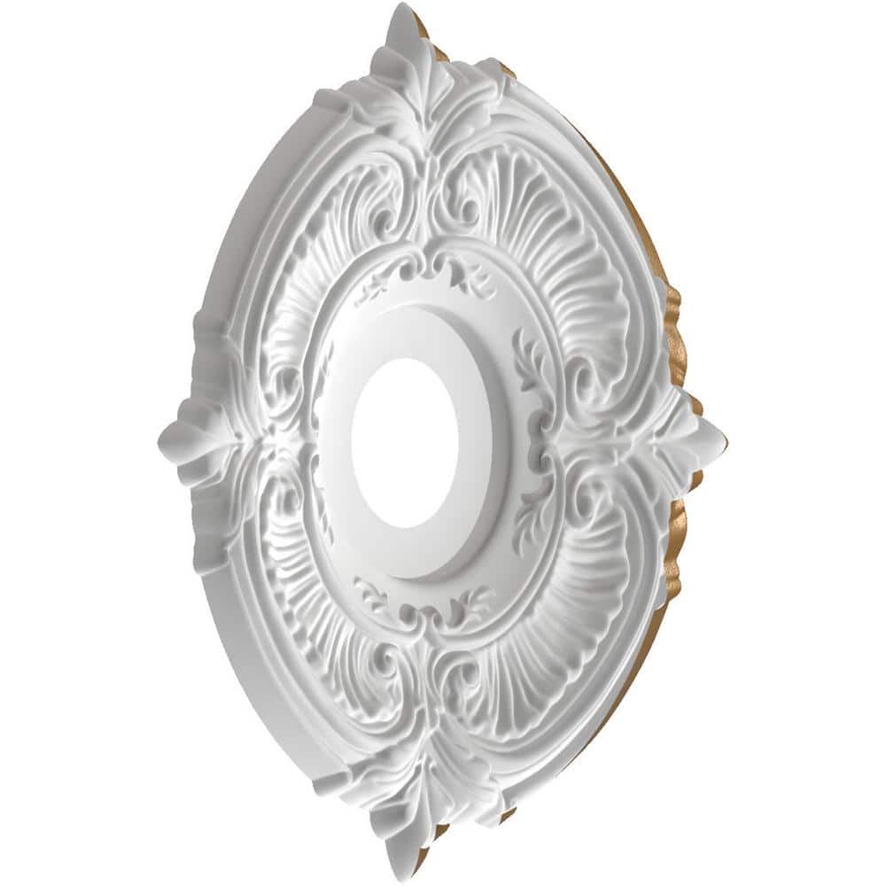 Attica 16'' Metallic Gold Thermoformed PVC Ceiling Medallion