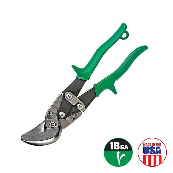 Wiss 9-1/4 in. Compound Action Offset Straight and Right Cut Aviation Snips