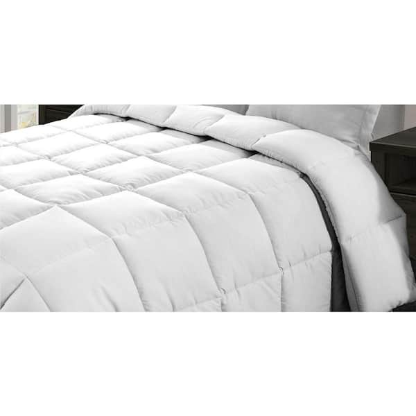 Home Dynamix Jill White Solid Queen Comforter