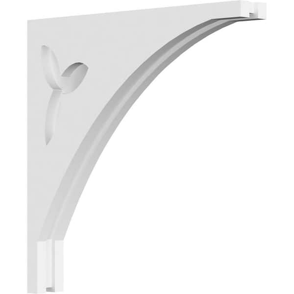 Ekena Millwork 1-7/8 in. x 14 in. x 14 in. PVC Naple Corbel