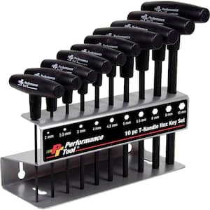 MET T-Handle Hex Key Set (10-Piece)