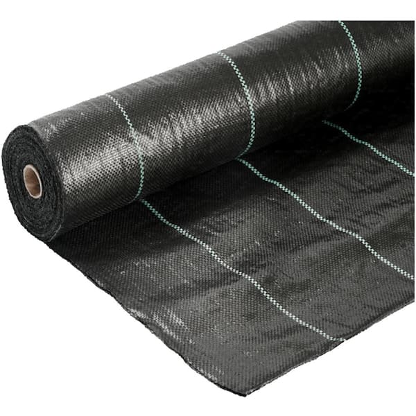 Ashman Online 4 ft. x 50 ft. Landscape Fabric, Weed Barrier Fabric ...