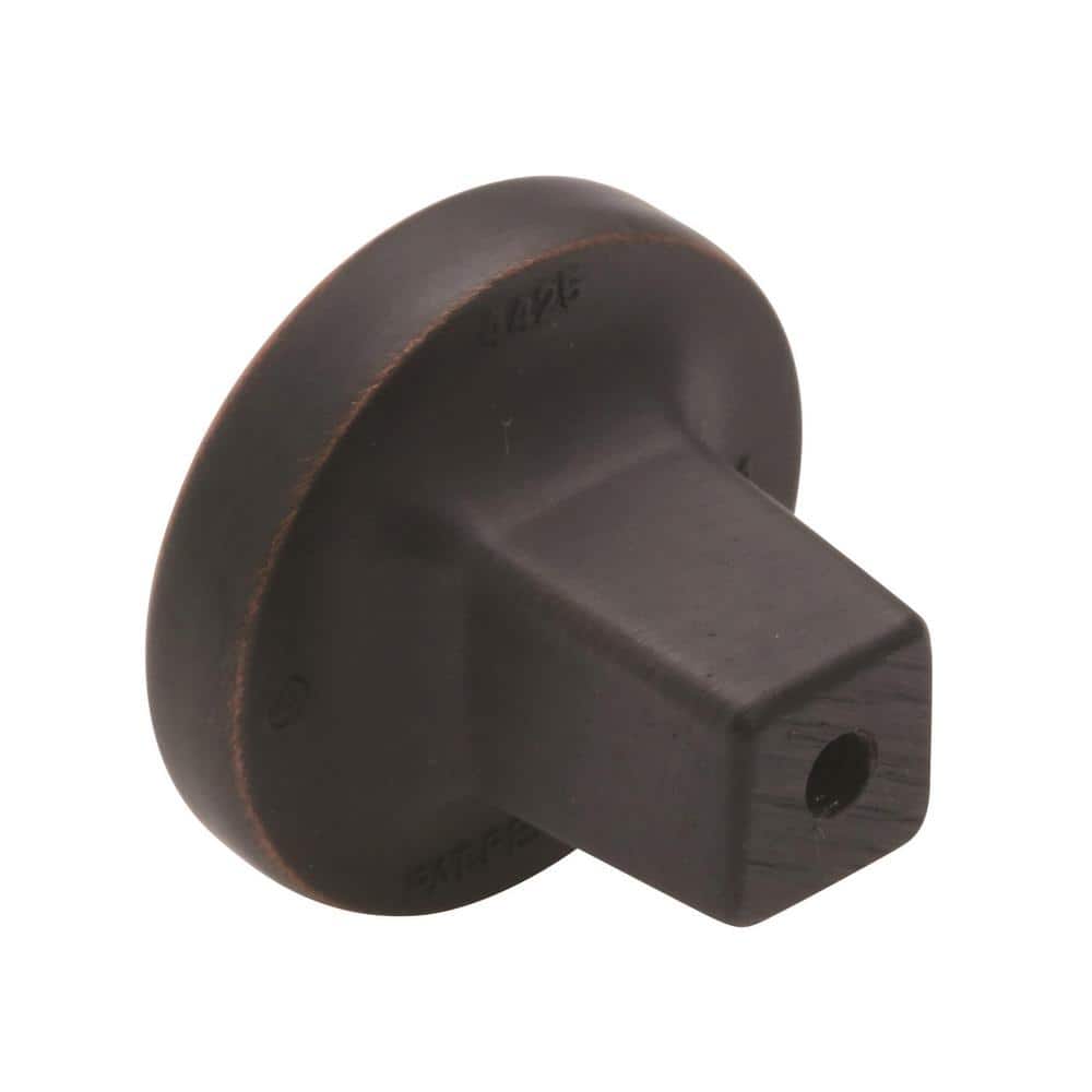Oil Rubbed Bronze Round Cabinet Knob with Mounting Hardware