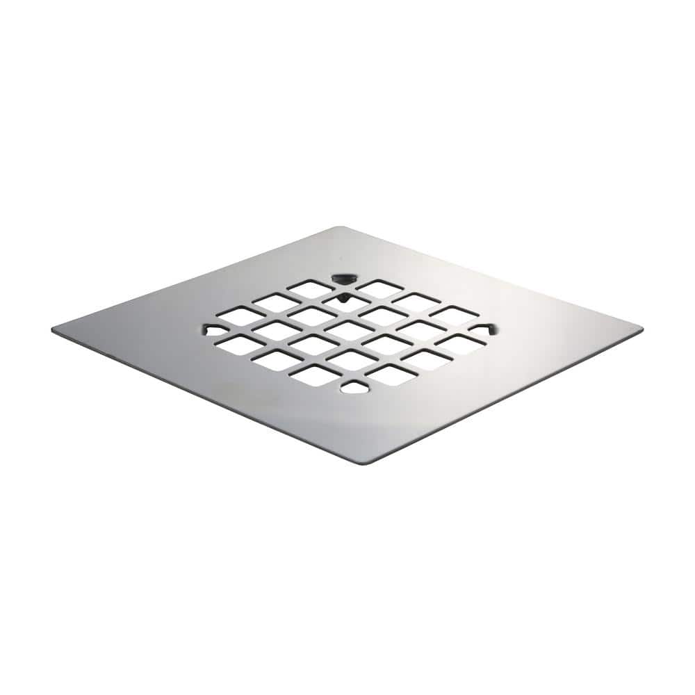 Ace Brushed Nickel Stainless Steel Hair Catcher Shower Drain Cover