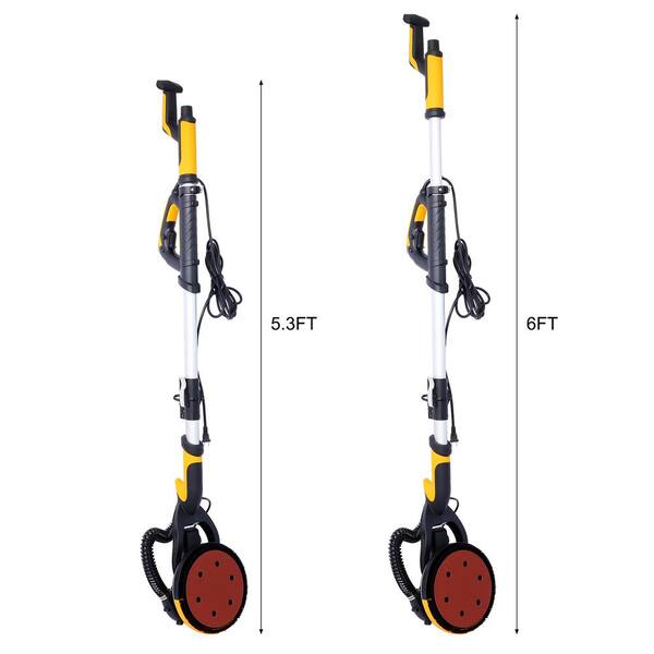 maocao hoom 780W Electric Drywall Sander, with Vacuum Dust Collection 6.5A Motor Dustless, Extendable Handle