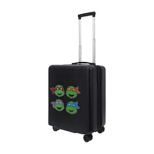 PARAMOUNT TMNT 22 .5 in. BLACK CARRY-ON LUGGAGE SUITCASE